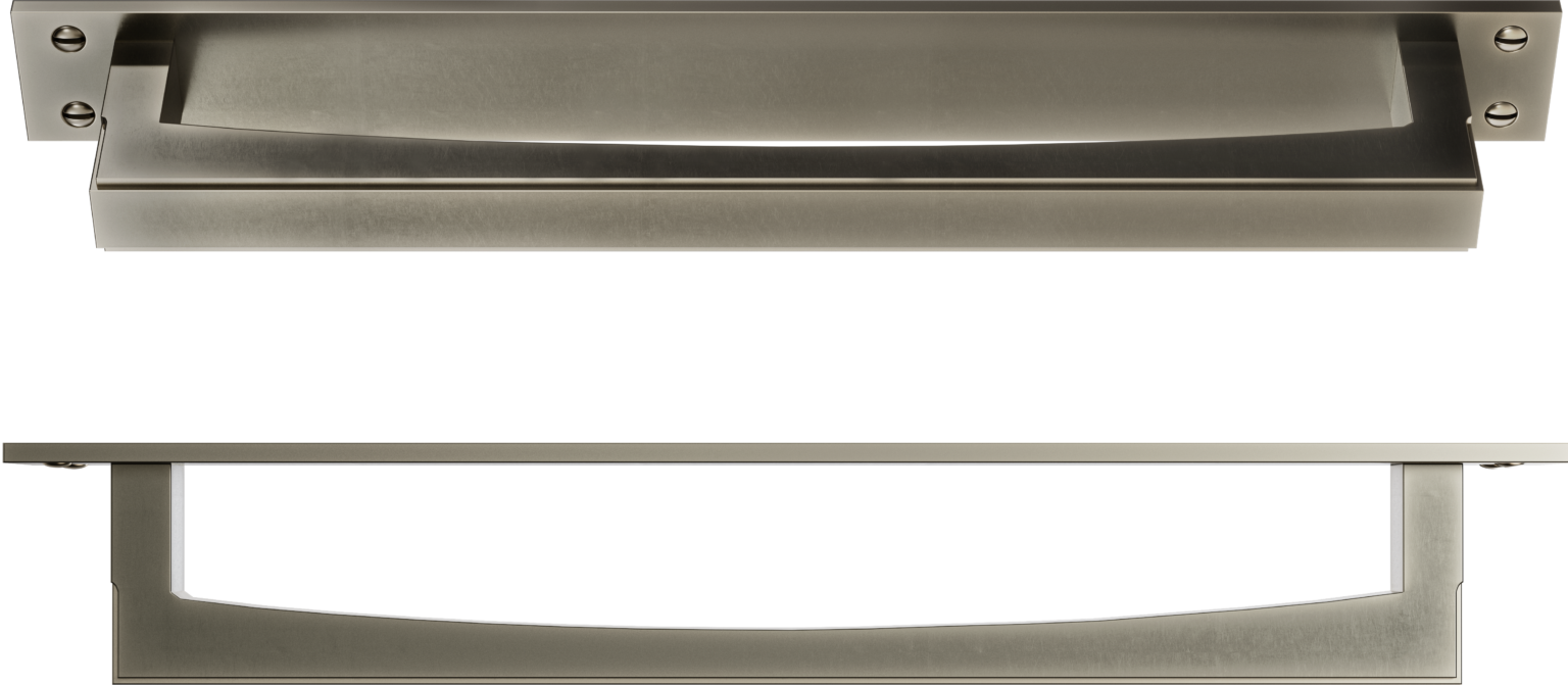 11” Appliance Pull + Backplate THE GALLEY® Reinvent Your Kitchen