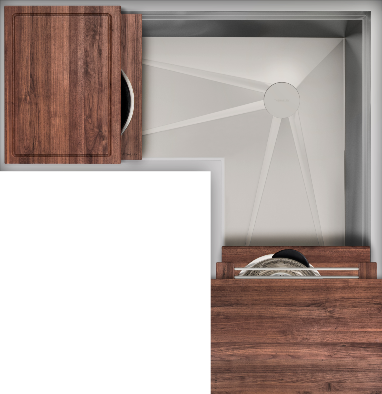 Ideal Corner Workstation 4X4C The Galley® The Original Kitchen