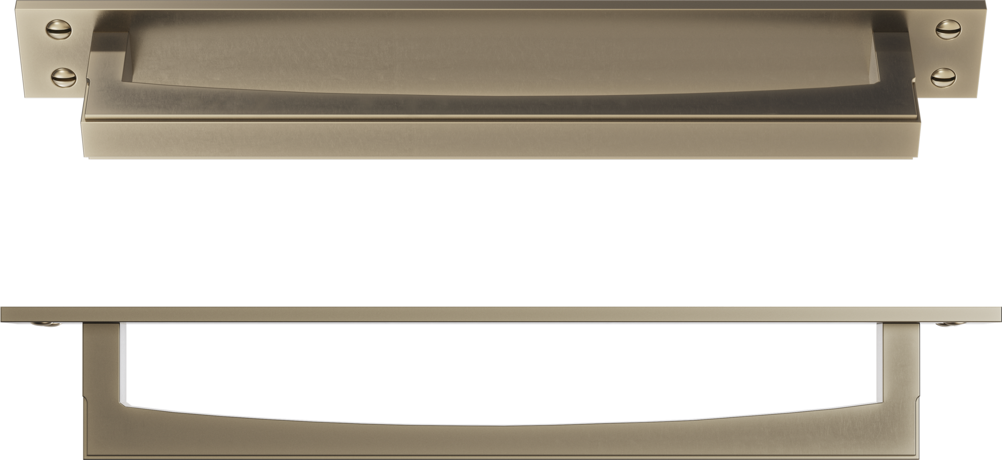 9” Medium Pull + Backplate THE GALLEY® Reinvent Your Kitchen