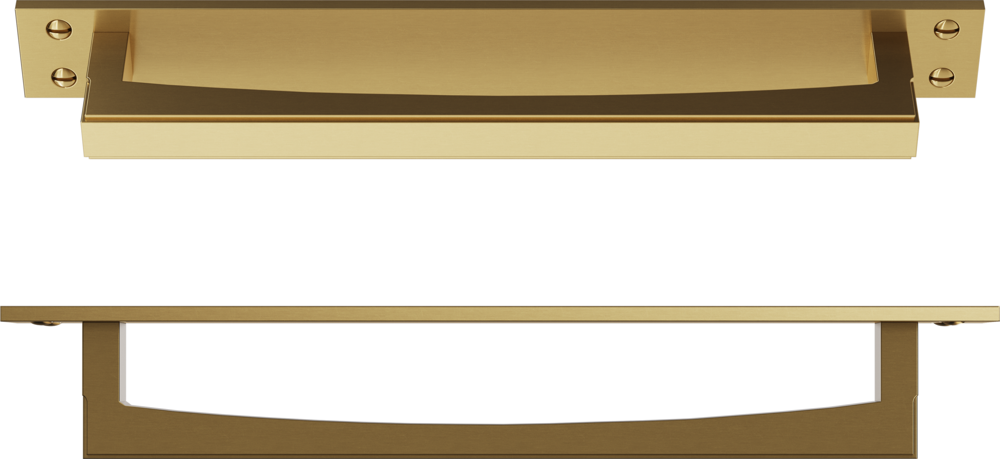 9” Medium Pull + Backplate THE GALLEY® Reinvent Your Kitchen